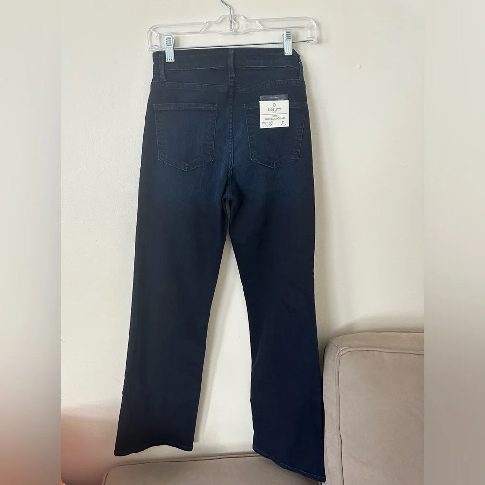Fidelity - Katie High Classic Flare New With Tags Size 25 - Picture 3 of 6